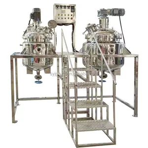 Lotion chimique Pudi Réacteur sous vide à dispersion à grande vitesse Réacteur de chauffage d'encre industrielle en acier inoxydable