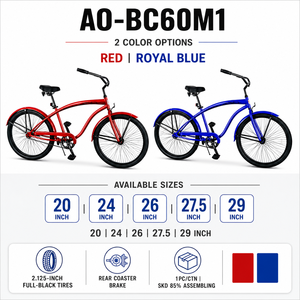 Bicicleta <span class=keywords><strong>Barata</strong></span> para hombre Bicicleta urbana Beach Cruiser <span class=keywords><strong>Chopper</strong></span> Style Urban City Bicicleta <span class=keywords><strong>barata</strong></span> Bicicleta de una sola velocidad - Product Image 3