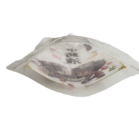 Pochette Doypack transparente en PET+PE recyclable, imprimée en héliogravure, avec bec verseur, pour emballage personnalisé de liquides, boissons et eau, et pour produits alimentaires
