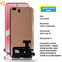 Écran tactile LCD pour TECNO POVA SLIM KM9 pour INFINIX Remplacement d'écran LCD