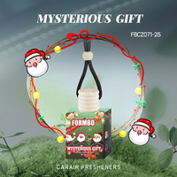 Pengharum Mobil Portabel Berkualitas Tinggi Hadiah Natal Aroma Tahan Lama Penghilang Bau 8ml Aroma Pinus Ukuran Reguler Pabrik
