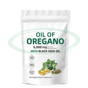 Capsules molles d'huile d'origan ASAP Supplément aux herbes Capsules molles d'huile d'origan et d'huile de graine noire - Product Image 1