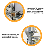 Machine d'emballage verticale compacte pour le pesage et le scellage automatiques des noix, des amandes, des graines de melon et des pistaches