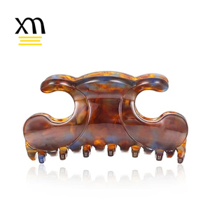 Barrettes à cheveux en forme de <span class=keywords><strong>crabe</strong></span> de la marque de luxe Xinmei avec logo, <span class=keywords><strong>pince</strong></span> à cheveux personnalisée en acétate, <span class=keywords><strong>pince</strong></span> à cheveux, <span class=keywords><strong>pince</strong></span> à cheveux, <span class=keywords><strong>pince</strong></span> à cheveux, pinza de pelo - Product Image 1