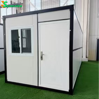 Offre Spéciale : Maison Conteneur Pliante Contemporaine 20 pieds – Mini-Maison Modulaire Préfabriquée pour Bureau Extérieur, Toilettes ou Garde-chalet