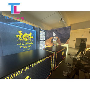 10X10 10X20 Custom Mobile Portable Led Modular <b>Backdrop</b> Equipment Seg Fabric Light Box Expo Exhibition <b>Stand</b> Exhibit Booth - Product Image 4