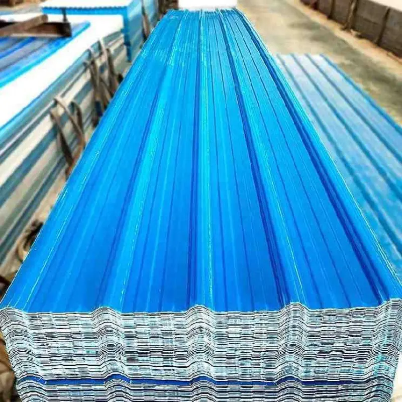 Fabbrica all'ingrosso Custom blu isolamento termico tegole PVC in plastica insonorizzata lamiera per tetto ondulato per magazzino