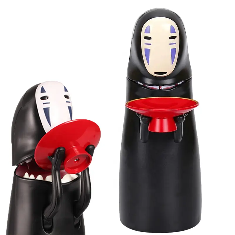 Anime divertenti hanno portato via il salvadanaio No Face Man nessun volto uomo modello figura bambola salvadanaio automatico mangia moneta giocattolo regalo per bambini