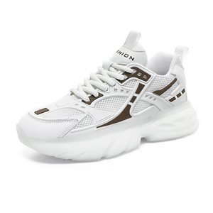 Chaussures de marche rétro respirantes en maille avec amorti de haute qualité - Styles pour hommes et femmes - Chaussures de sport tendance - Product Image 1