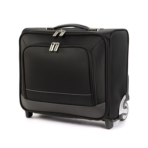 Factory Hot Sale 16inch Black Nylon Luggage Case Aluminium Alloy Pull Rod Laptop <b>Suitcase</b> With 360 Degree Universal Wheels - Product Image 2