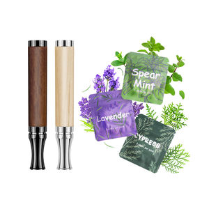 Dispositif respiratoire sans danger pour arrêter de fumer, aide au sevrage tabagique, or blanc, zen, respiration, inhalateur nasal 528 Hertz, collier - Product Image 6