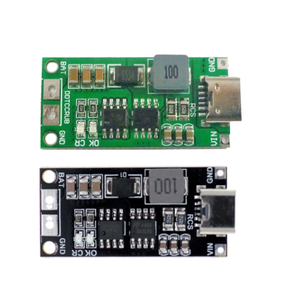 Loại C <span class=keywords><strong>BMS</strong></span> 2S 3S 4S 1A 2A 4A 18650 21700 3.7V lithium bảng sạc pin tăng cường <span class=keywords><strong>Li</strong></span>-<span class=keywords><strong>Po</strong></span> Polymer USB C đến 8.4V 12.6V 16.8V - Product Image 1