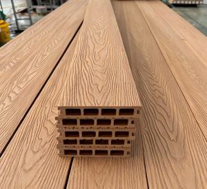 Plancher composite en <span class=keywords><strong>bois</strong></span> de bambou anti-UV à prix avantageux, <span class=keywords><strong>terrasse</strong></span> creuse en WPC - Product Image 4