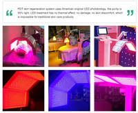 Lampe de photothérapie LED portable KN-7000A avec lumière rouge et infrarouge PDT pour accélérer la cicatrisation des plaies et réduire les cicatrices