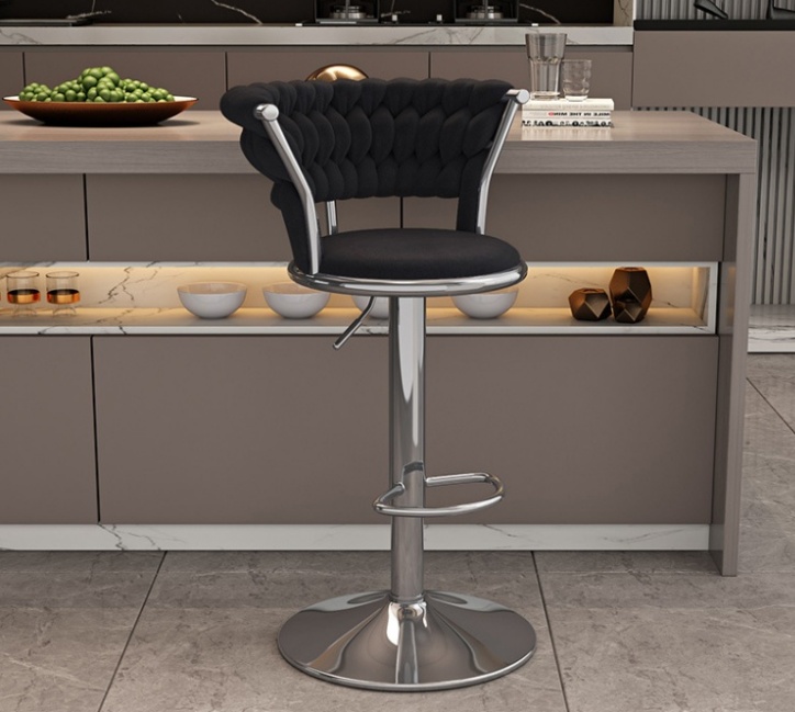Silvery black