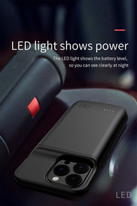 Coque de <span class=keywords><strong>batterie</strong></span> <span class=keywords><strong>externe</strong></span> portable haut de gamme 8500 mAh pour <span class=keywords><strong>iPhone</strong></span> 16 Pro Max - Product Image 3