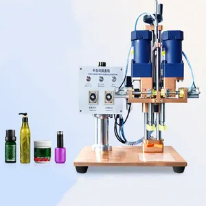 Desktop Pneumatic Semi Automatic Screw Capping Machine Pump Top Capper Bottle Capping Machine