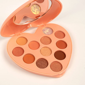 a prueba de manchas brillante en forma de corazón de sombra de ojos mate suave brillo <span class=keywords><strong>paleta</strong></span> de larga duración de maquillaje - Product Image 4