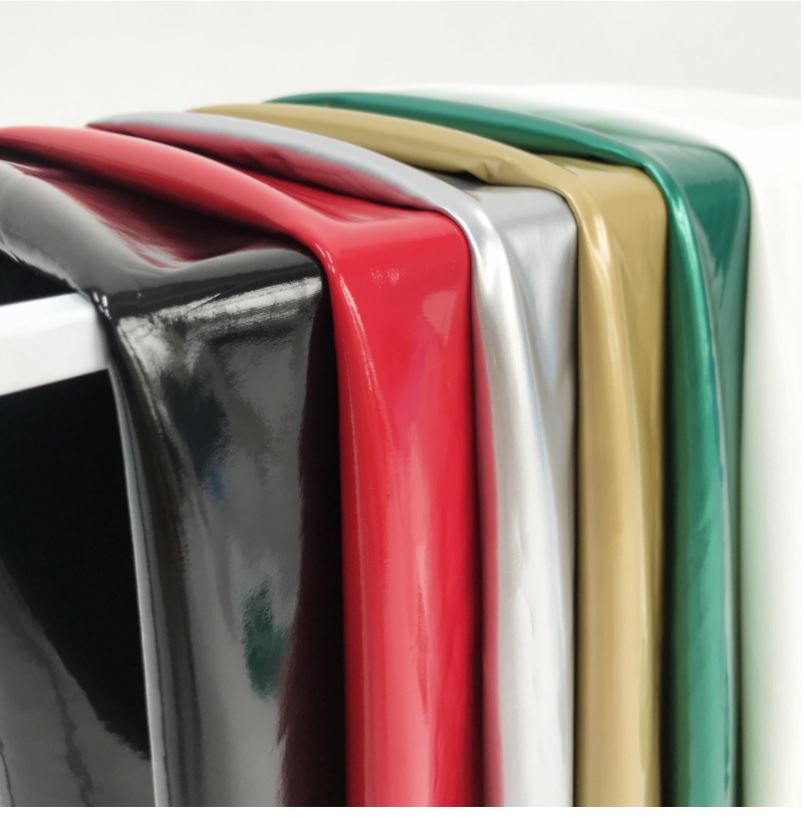 Не оставляющее следов зеркало, супер-яркая кожа, имитация спандекса, стрейч с ПУ тканью для пуховика, кожаные брюки