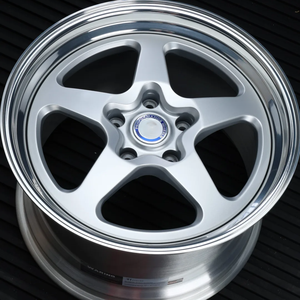 Rines Forjados de Dos Piezas SHIN-523 Premium, Diseño de <span class=keywords><strong>5</strong></span> Radios con Borde Profundo, Acabado Personalizado para BMW, Audi, Mercedes - Product Image 1