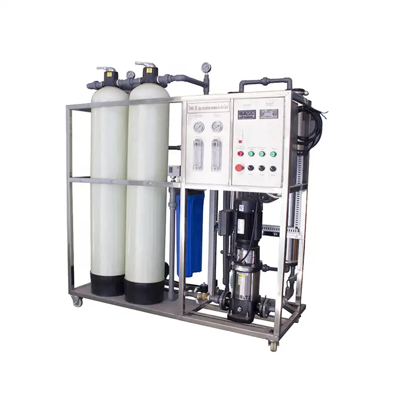 Sistema dell'impianto di trattamento delle acque di dissalazione di osmosi inversa dell'acqua di mare del ro per la vendita medica 500lph