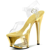 Chaussures de pole dance pour femmes, sexy, pour spectacle de strip-tease, ajourées, avec strass, chaussures exotiques