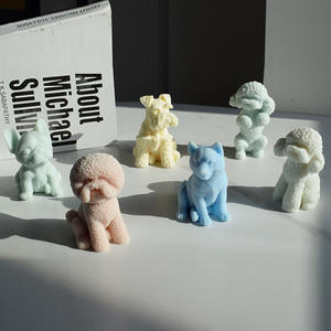 Moule en silicone fin et délicat pour mini chien en peluche facile à démouler à la main faisant <span class=keywords><strong>des</strong></span> moules d'aromathérapie pour chiens <span class=keywords><strong>chats</strong></span> chiots - Product Image 4