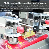 Machine d'emballage de savon solide horizontale KM-350 automatique bol de savon de barre emballage flexible de sac d'oreiller noyau de moteur de papier de qualité alimentaire