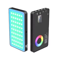 Lumière vidéo LED RGB Rundour M1-SE, batterie rechargeable intégrée 4000 mAh, 126 LED, 10 W, température de couleur réglable