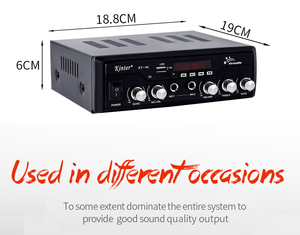 Kinter Bộ Khuếch Đại Công Suất 2 Kênh M2 Hệ Thống Âm Thanh Gia Đình Bộ Khuếch Đại Tích Hợp Karaoke Âm Thanh Nổi - Product Image 4