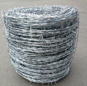 Rouleaux de 15 kg fabriqués directement en usine clôture de fil de fer <span class=keywords><strong>barbelé</strong></span> galvanisé fil de 2 mm 4 points 10 cm de distance <span class=keywords><strong>tendeur</strong></span> de fil de fer <span class=keywords><strong>barbelé</strong></span> 500 mètres - Product Image 5