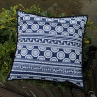 Housse de coussin brodée Style exotique, importé du maroc et inde, original, broderie, pour voiture, pour canapé, coussin