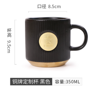 ชุดกาแฟเซรามิกแบบใช้ซ้ำได้ 300 มล. พร้อมโลโก้สั่งทำ ดีไซน์คลาสสิกทันสมัย ผนังสองชั้น ทนทาน เป็นมิตรกับสิ่งแวดล้อม ถ้วยเกรดอาหาร มีสินค้าในสต็อก - Product Image 3