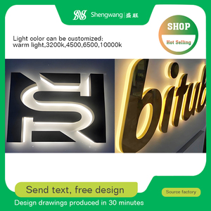Letrero LED Personalizado para Exteriores de Acero Inoxidable, Letreros con Letras LED, Letreros Luminosos Traseros LED para Tiendas, Letras con Nombre Publicitarias LED - Product Image 5