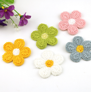 Broches de Flores de Hilo Hechos a Mano al Mejor Precio, Accesorios para Manualidades y Decoraciones Creativas - Product Image 6