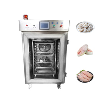 Congélateur Commercial Automatique à Azote Liquide / Congélateur Cryogénique pour Crabes et Bœuf, 380V, Température Contrôlée à -196°C