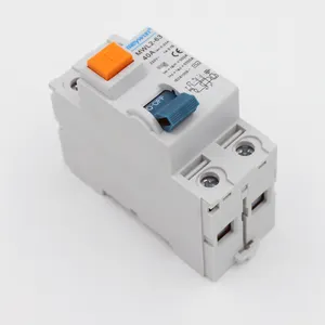 2เสา Rccb Circuit Breaker Residual Current ดำเนินการวงจร25a 40a 63a ประเภท B Rccb Mcb