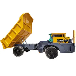 Caminhão basculante profissional de 4/8/12 toneladas para mineração subterrânea, caminhão basculante leve de alta qualidade para mineração de minas, perfil baixo