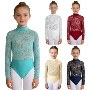 Justaucorps de danse pour filles de 6 à 16 ans, pour la scène, les compétitions, la pratique de la danse latine, la gymnastique, la danse classique - Product Image 1