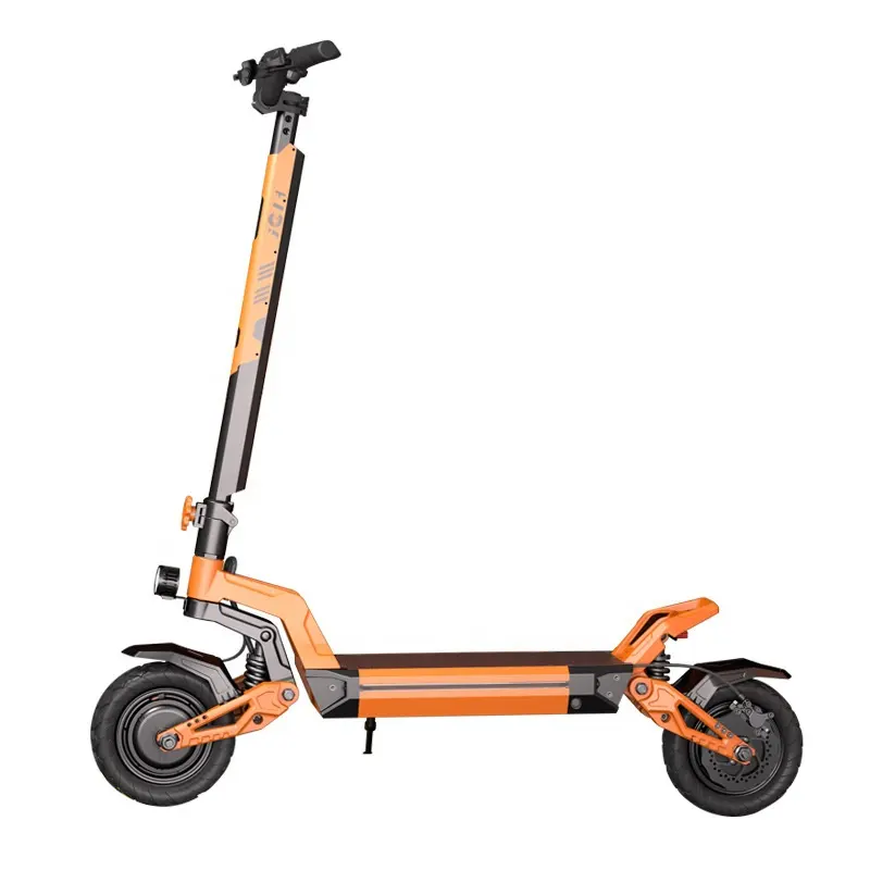 Nuevo vehículo todoterreno de doble tracción de 2400W, Scooter plegable de coche eléctrico de resistencia de 80KM, Scooter Eléctrico de alta potencia