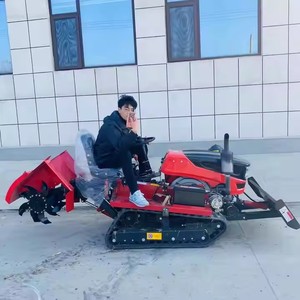 Máy kéo cào cào mini dùng cho vườn nông trại với bánh xích nhỏ và hệ thống dẫn động bánh xe, giá ưu đãi - Product Image 5