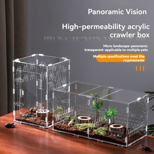 Hábitat Modular Personalizado para Reptiles de Acrílico con Material Reforzado, Múltiples Ventilaciones, Vista de 360° y Diseño Anti-Escape - Product Image 6
