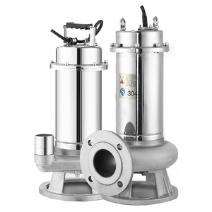 QY Déchets Pompes À Eau Sale Broyeur Cutter Déshydratation En Acier Inoxydable Coulée Submersible Pompe À Eaux Usées - Product Image 1