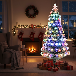 For UL <b>LED</b> 180cm Christmas <b>Tree</b> High Quality Artificial Snowflake Accessory 6PCS/CS Metal Stand for Home Decor Customizable Size - Product Image 5