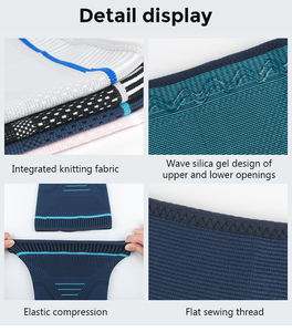 Elastische rutsch feste atmungsaktive Knies ehne Sports tütze zur Unterstützung der Kompressions-Oberschenkel manschette - Product Image 3