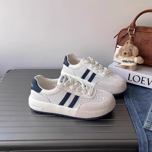 Спортивные Туфли с круглым носком на толстой подошве, которые уменьшают Размер ног и увеличивают рост. Коренастая обувь - Product Image 2