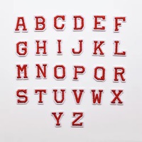 Offre Spéciale nouveau 2cm petite taille couleur A-Z Alphabet anglais fer sur lettre brodée Mini patchs pour bricolage artisanat