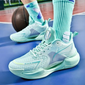 Chaussures de basket-ball pour hommes, femmes et jeunes, dessus en PU, semelle intermédiaire en EVA, semelle extérieure en caoutchouc, doublure en coton, pour toutes les saisons - Product Image 1