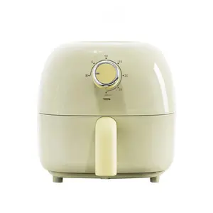 Zogifts Best Quality 1.6L 2.2L Compact Single Knob Manual Household Kitchen Healthy Oil Free Mini Air Fryer Wholesale