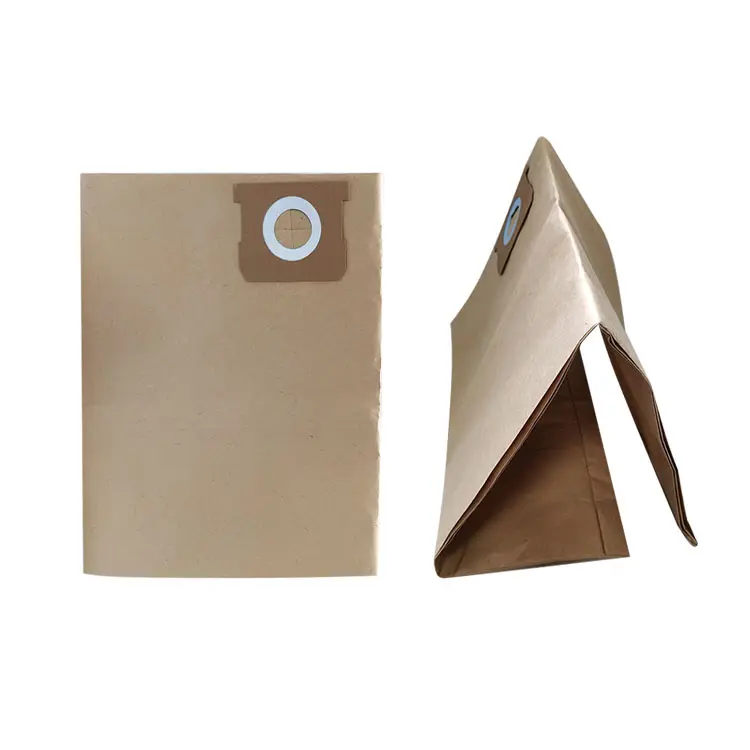 Fangxiang Bolsas de filtro de papel de vacío húmedo y seco de alta eficiencia, 8-10 galones para aspiradoras y recolección de polvo